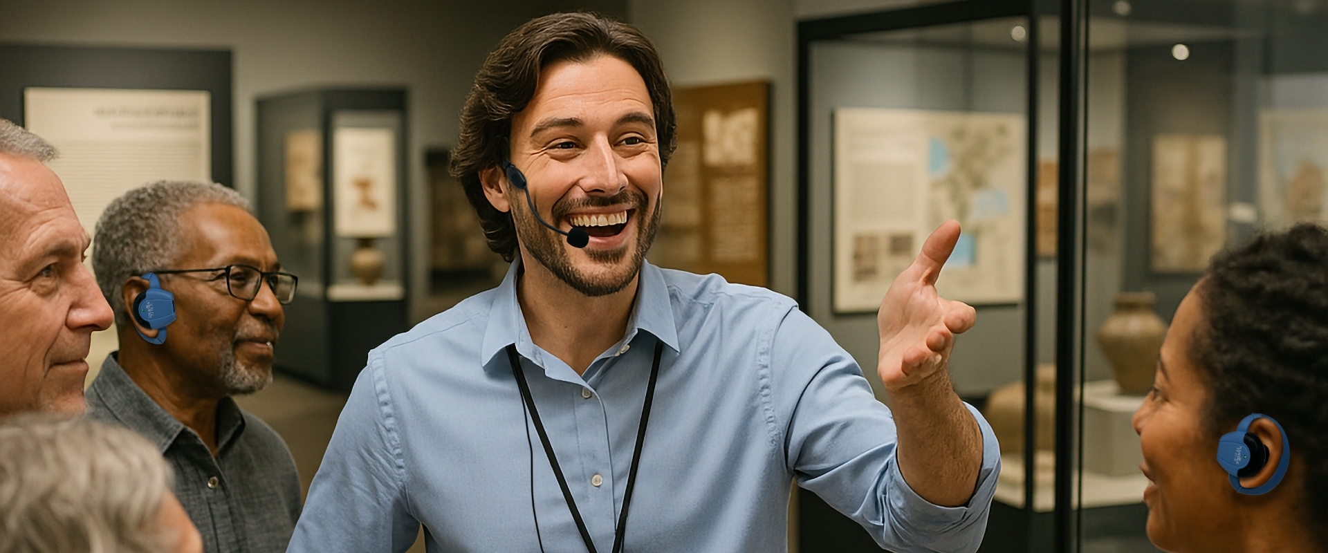 Make yourself heard with a sennsis tour guide system..